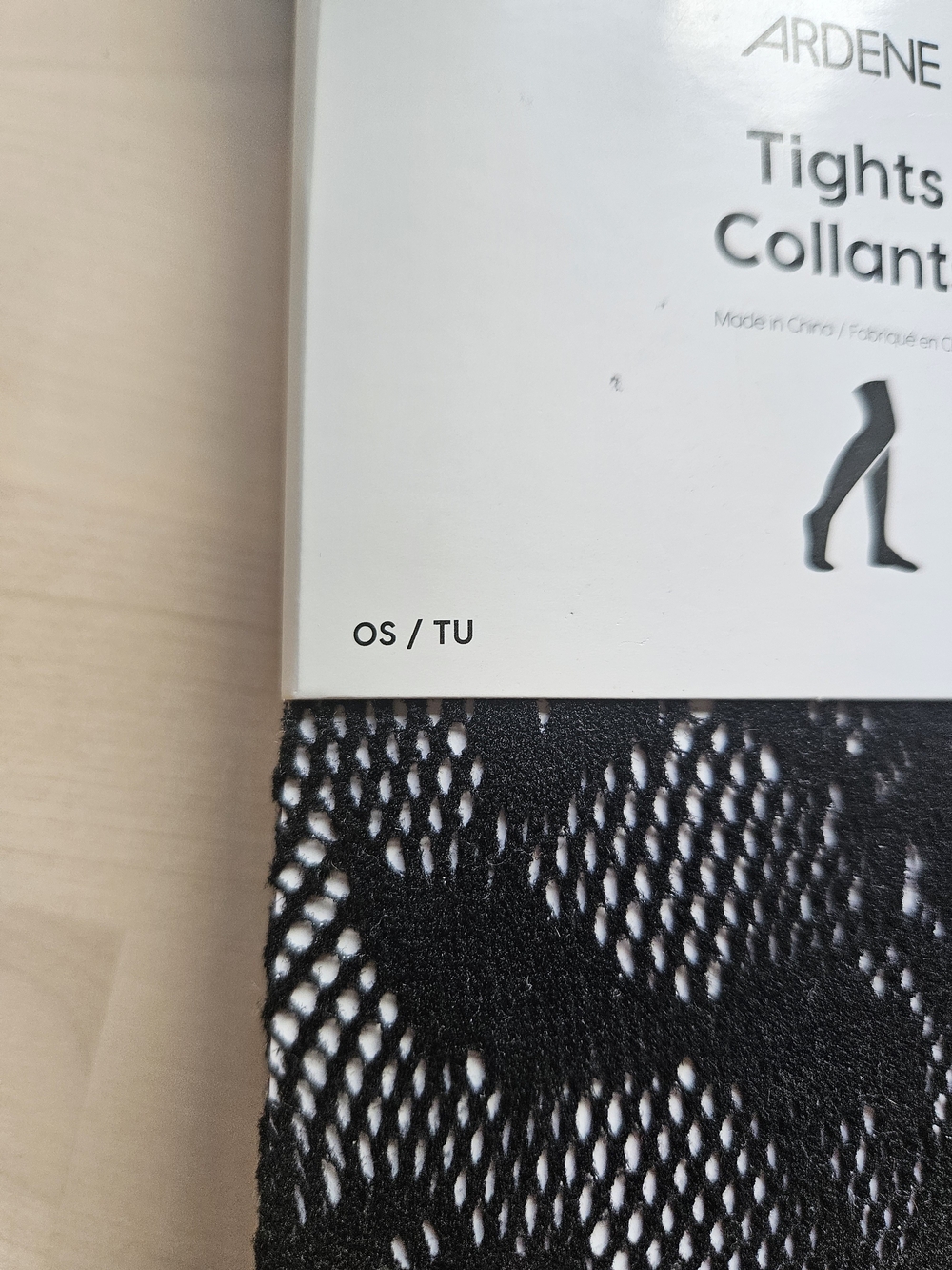 Ardene Black Floral Lace Tights Fishnets – One Size OS / TU – NWT - Picture 5 of 5